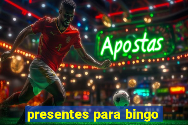 presentes para bingo